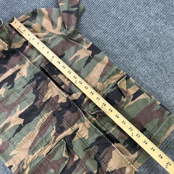 Madewell Camouflage Utility Jacket Women Small Lightweight Casual Outerwear Coat - Picture 8 of 16